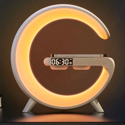 3-in-1 Smart Bedside Lamp with Wireless Charger & Alarm Clock