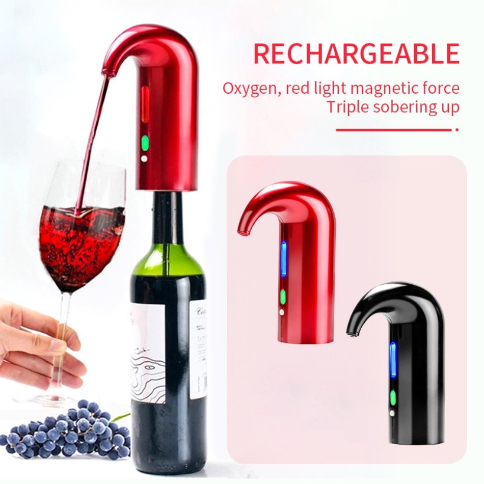Electric Wine Aerator & Dispenser - One-Touch Pouring System
