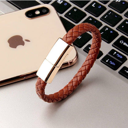 Wearable Charging Cable Bracelet - Fast Charging USB Bracelet