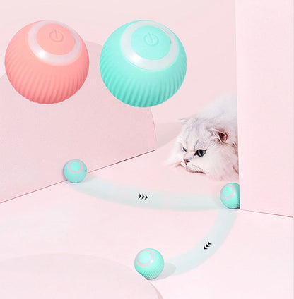 Smart Interactive Cat Ball - Silent Self-Rolling Pet Toy