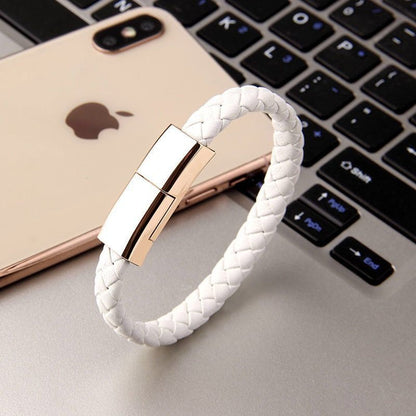 Wearable Charging Cable Bracelet - Fast Charging USB Bracelet