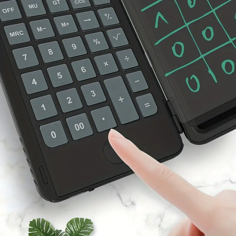Calculator with LCD Writing Pad - 2-in-1 Math & Note Tool