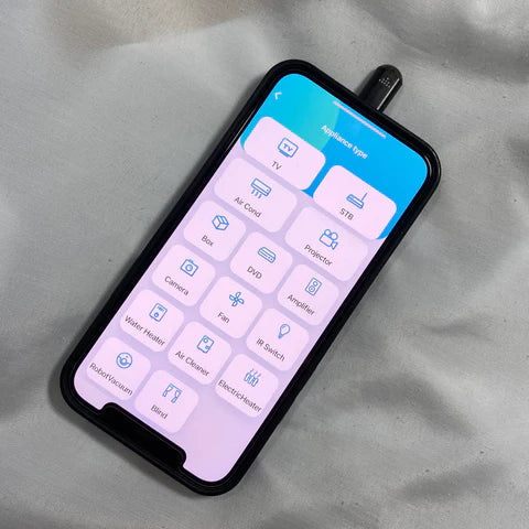 Universal IR Remote Control Adapter for Smartphones - Control Any Device